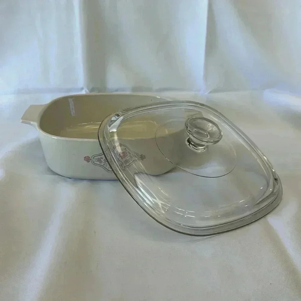 Vintage Corningware ENGLISH BREAKFAST A-2-B 2L Bakeware Casserole Dish with Lid